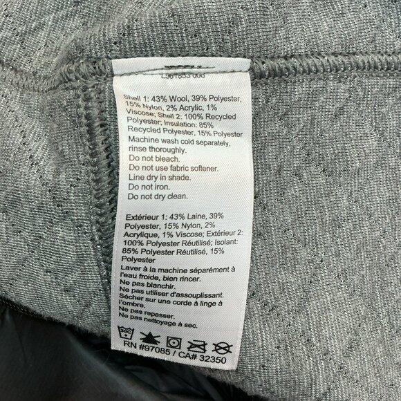 Outdoor Research Cyprus Hybrid Full Zip Hoody Womans S/P Jacket Gray Wool Blend - Picture 12 of 14